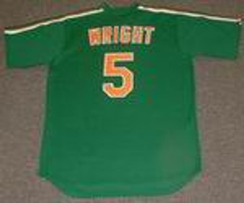 DW NYM 1980s Cooperstown St. Pattys Day Stitched Jersey, Vintage Baseball Jersey, Retro Sewn Jersey