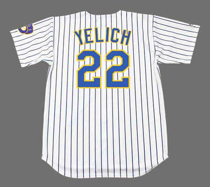 Christian Yelich Milwaukee Brewers Baseball jersey retro stitched fan gear RTJ01417