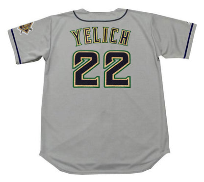 Christian Yelich Milwaukee Brewers 1990s Baseball jersey retro stitched fan gear RTJ01418