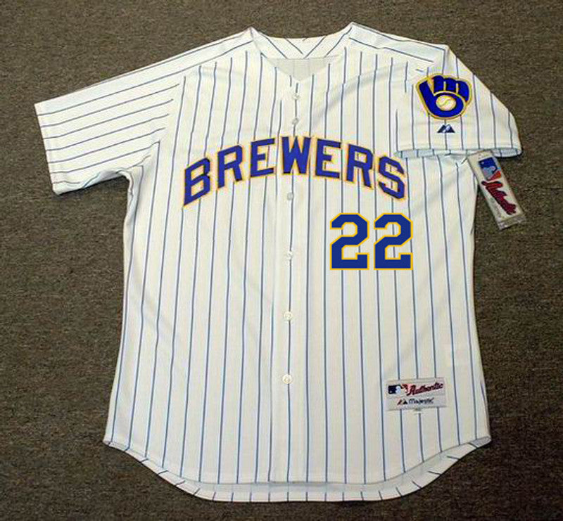CY MB Milwaukee Home Baseball Stitched Jersey, Vintage Baseball Jersey, Retro Sewn Jersey