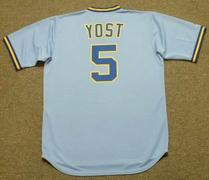 NY MB Milwaukee 1982 Cooperstown Throwback Away Stitched Jersey, Vintage Baseball Jersey, Retro Sewn Jersey