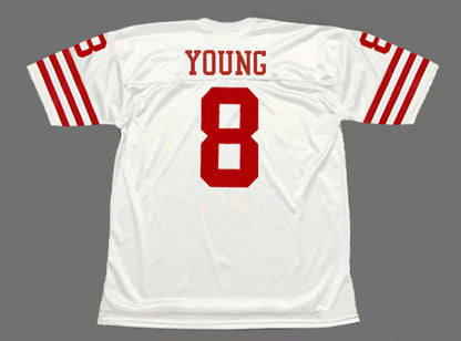 San Francisco 49ers Steve Young 1988 Away Throwback Football Jersey product image