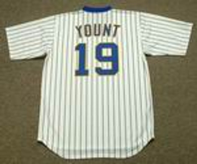 RY MB Milwaukee 1984 Cooperstown Throwback Home Stitched Jersey, Vintage Baseball Jersey, Retro Sewn Jersey