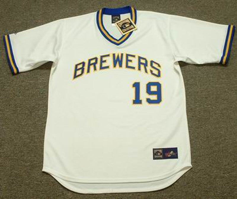 RY MB Milwaukee 1974 Cooperstown Throwback Home Stitched Jersey, Vintage Baseball Jersey, Retro Sewn Jersey