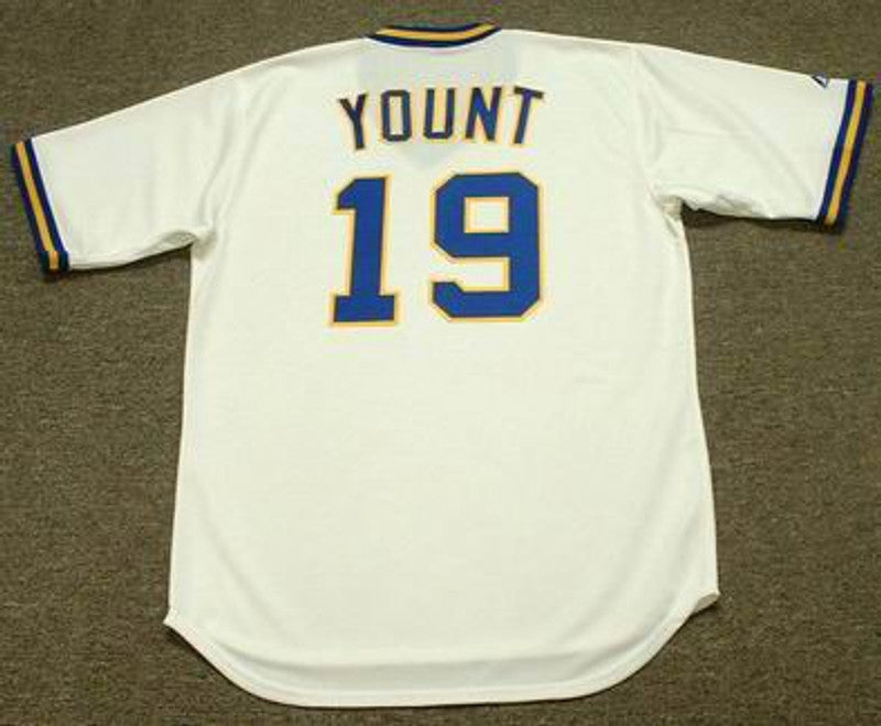 RY MB Milwaukee 1974 Cooperstown Throwback Home Stitched Jersey, Vintage Baseball Jersey, Retro Sewn Jersey