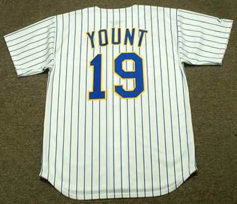 RY MB Milwaukee 1993 Cooperstown Home Stitched Jersey, Vintage Baseball Jersey, Retro Sewn Jersey