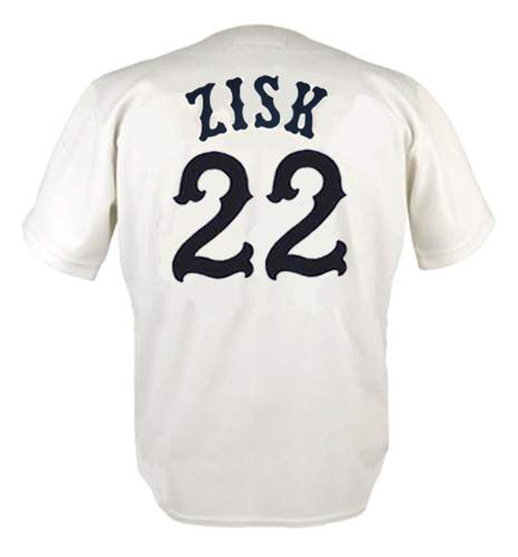 Vintage Baseball Jersey 1977 Home Throwback Stitched Vintage White Jersey product image