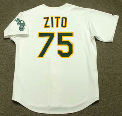 Barry Zito Oakland Athletics 2002 Baseball jersey retro stitched fan gear RTJ01822