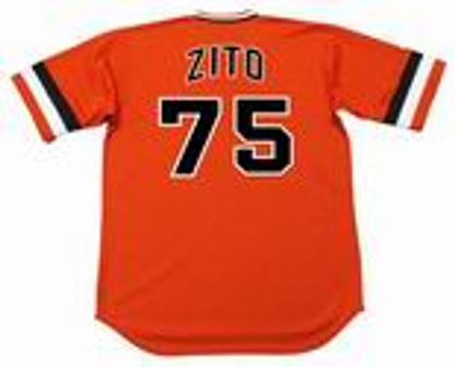 Barry Zito San Francisco Giants 1970s Baseball jersey retro stitched fan gear RTJ01821
