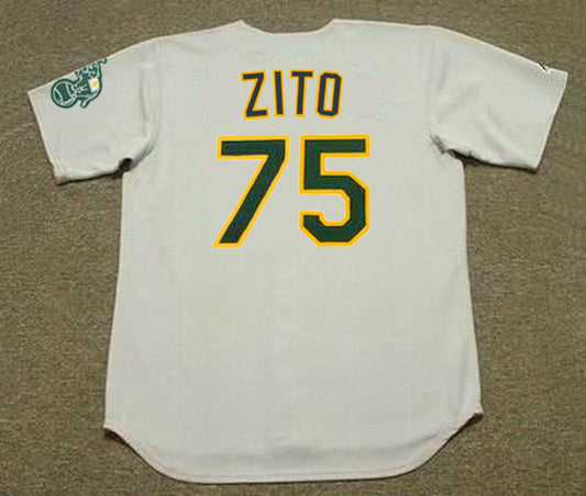 Barry Zito Oakland Athletics 2002 Baseball jersey retro stitched fan gear RTJ01823