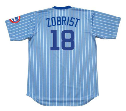 Ben Zobrist Chicago Cubs 1980s Baseball jersey retro stitched fan gear RTJ01817
